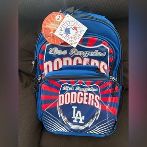 New with tags insulated dodger backpack and lunch pail